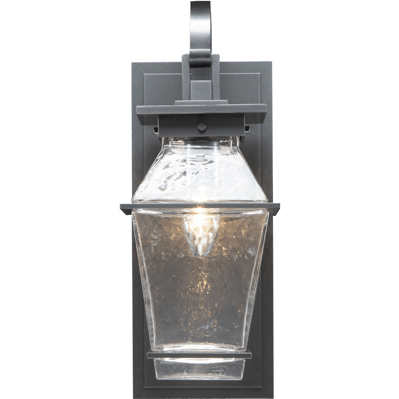 Landmark LED 19.4 inch Argento Grey Outdoor Sconce in 3000K LED, Shepherds Hook